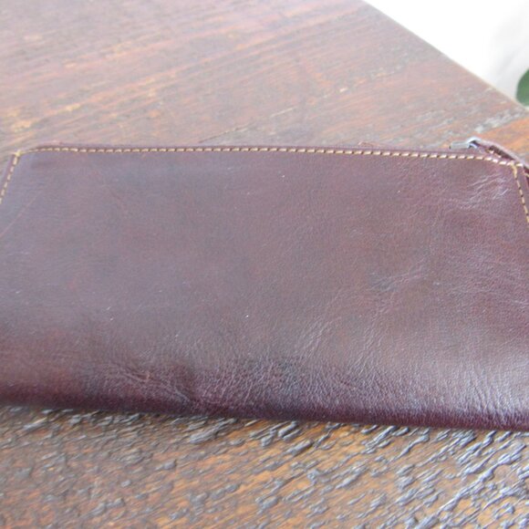 Brown Leather Jack Georges Wallet - Picture 3 of 3